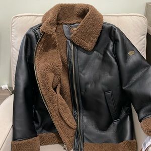 COPY - Koolaburra by UGG leather faux fur lined jacket